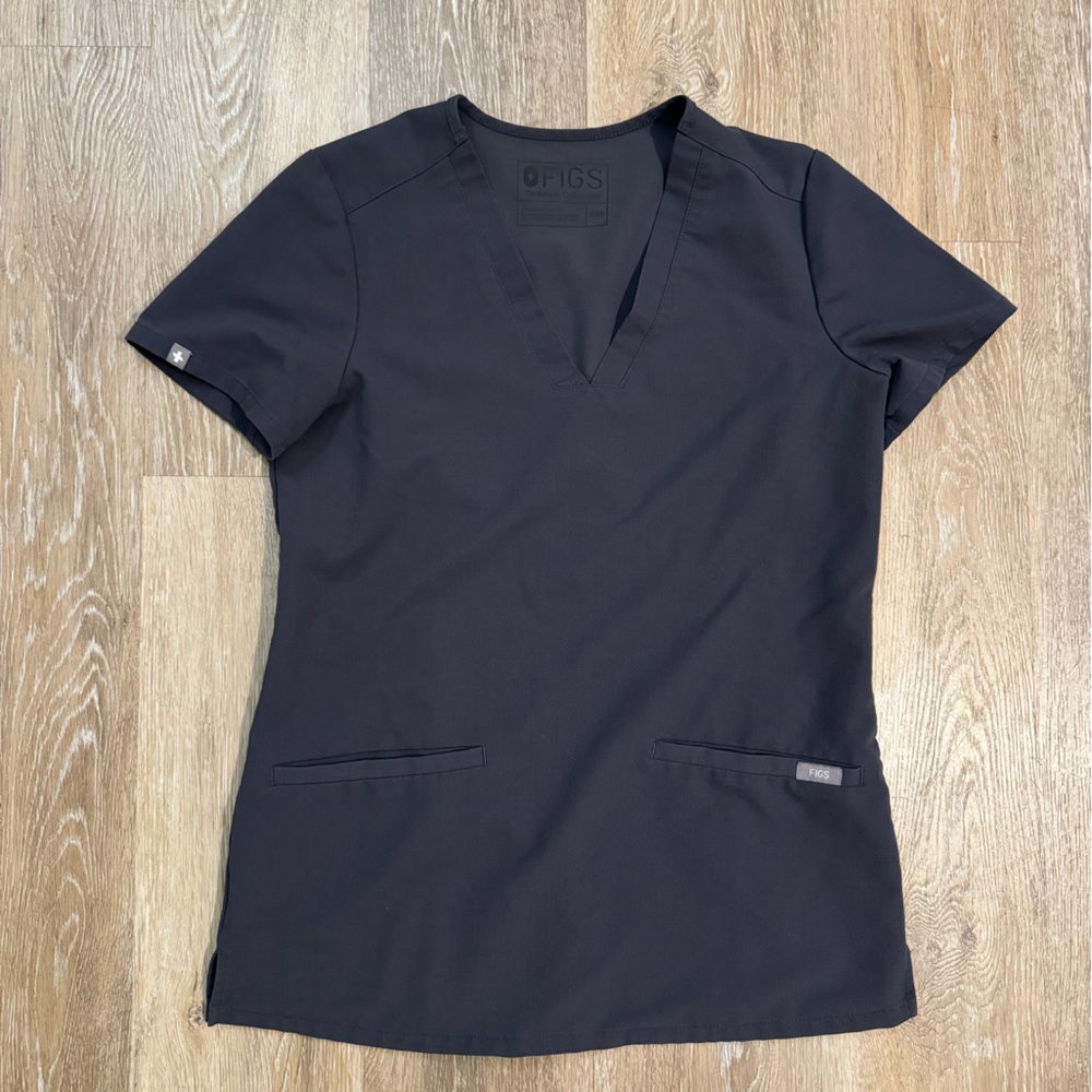 FIGS XXS Casma in Charcoal